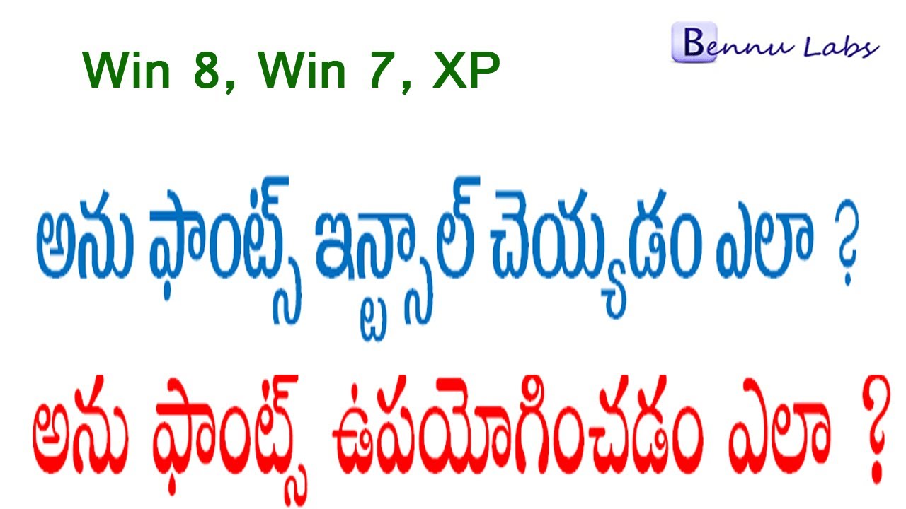 Telugu fonts for mac